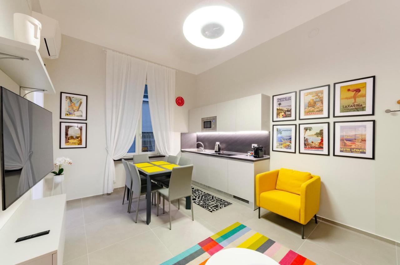 Ferienwohnung Joivy Bright Flat In The Perfect Centre Of Genua Exterior foto